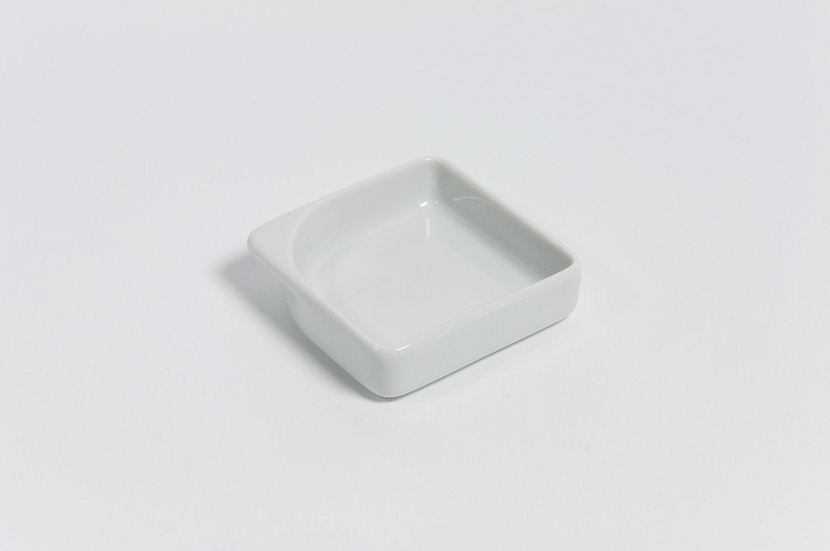 Kleine (Größe 1) viereckige Schale mit hohem Rand (21 mm)