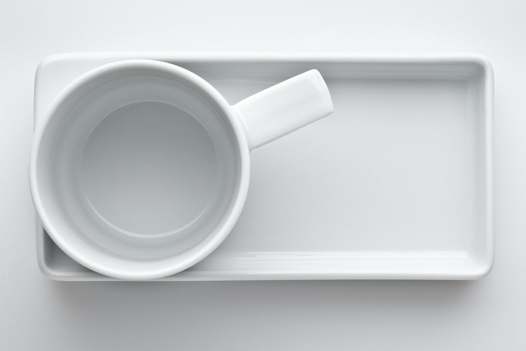 Mittelhoher Becher mit Henkel mit 64 mm Höhe
